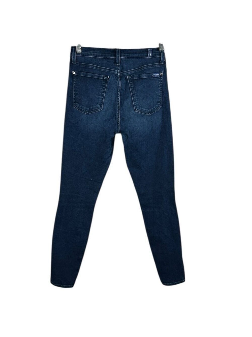 7 For All Mankind High Waist Ankle Gwenevere Jeans Size 27 - Picture 3 of 8